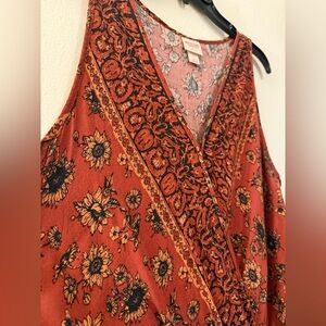 Mossimo Boho Sunflower Romper